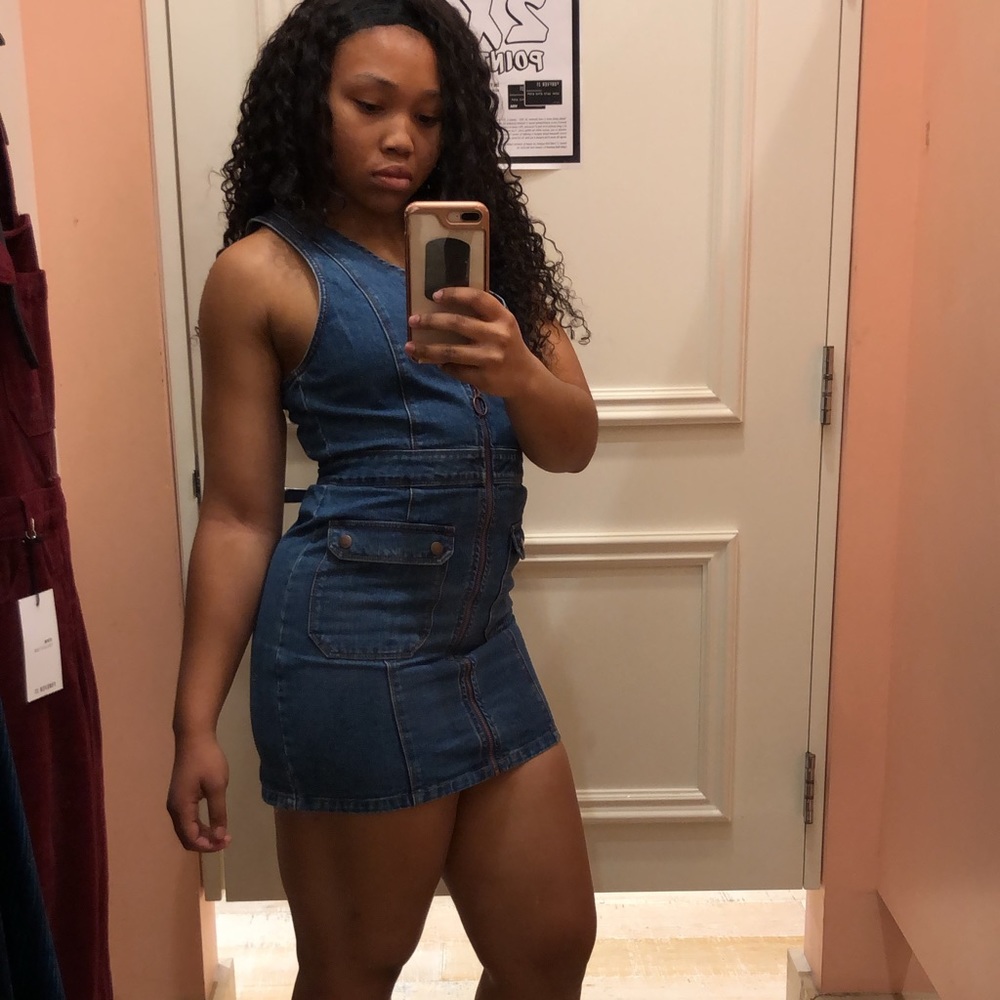 BRAND NEW DENIM JEAN DRESS!